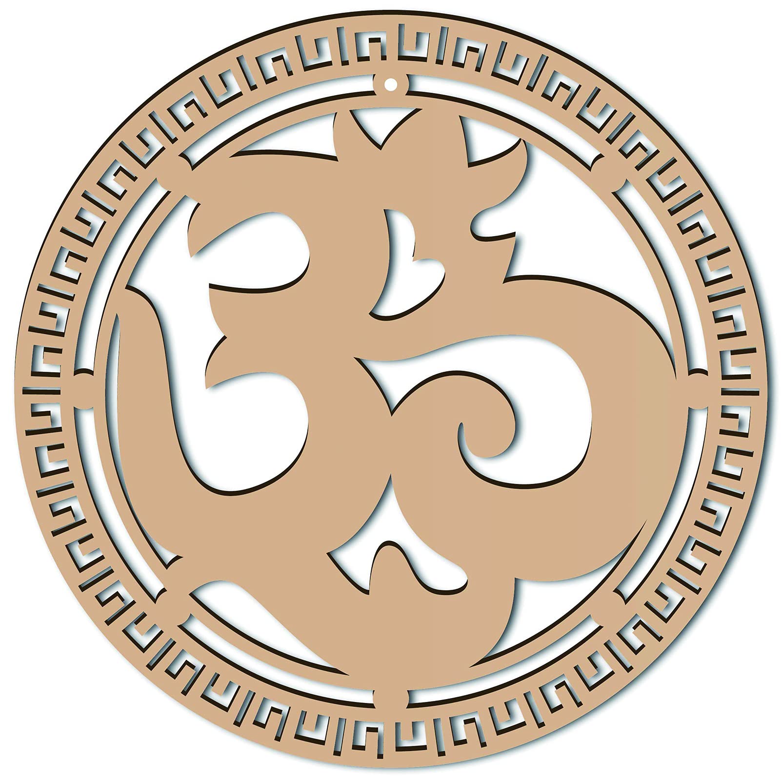 CREATCABIN 12inch Wooden Wall Art Crystal Grid Sacred Geometry Laser Cut Wall Sculpture Hanging Decor Spiritual Flat Round for Housewarming Gift Home Bedroom Office Yoga Studio Decoration