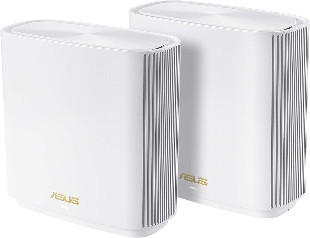 ASUS ZenWiFi XT8 AX6600 Tri-Band Mesh WiFi 6 System 2 Pack White