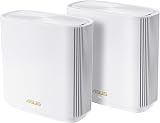 ASUS ZenWiFi XT8 AX6600 Tri-Band Mesh WiFi 6 System 2 Pack White
