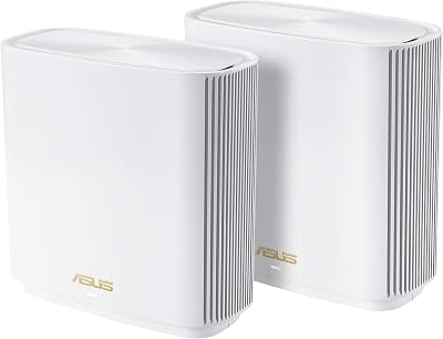 ASUS ZenWiFi XT8 AX6600 Tri-Band Mesh WiFi 6 System 2 Pack White