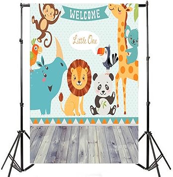 Amazon Com Yeele 5x7ft Cartoon Baby Shower Backdrop Cute Funny