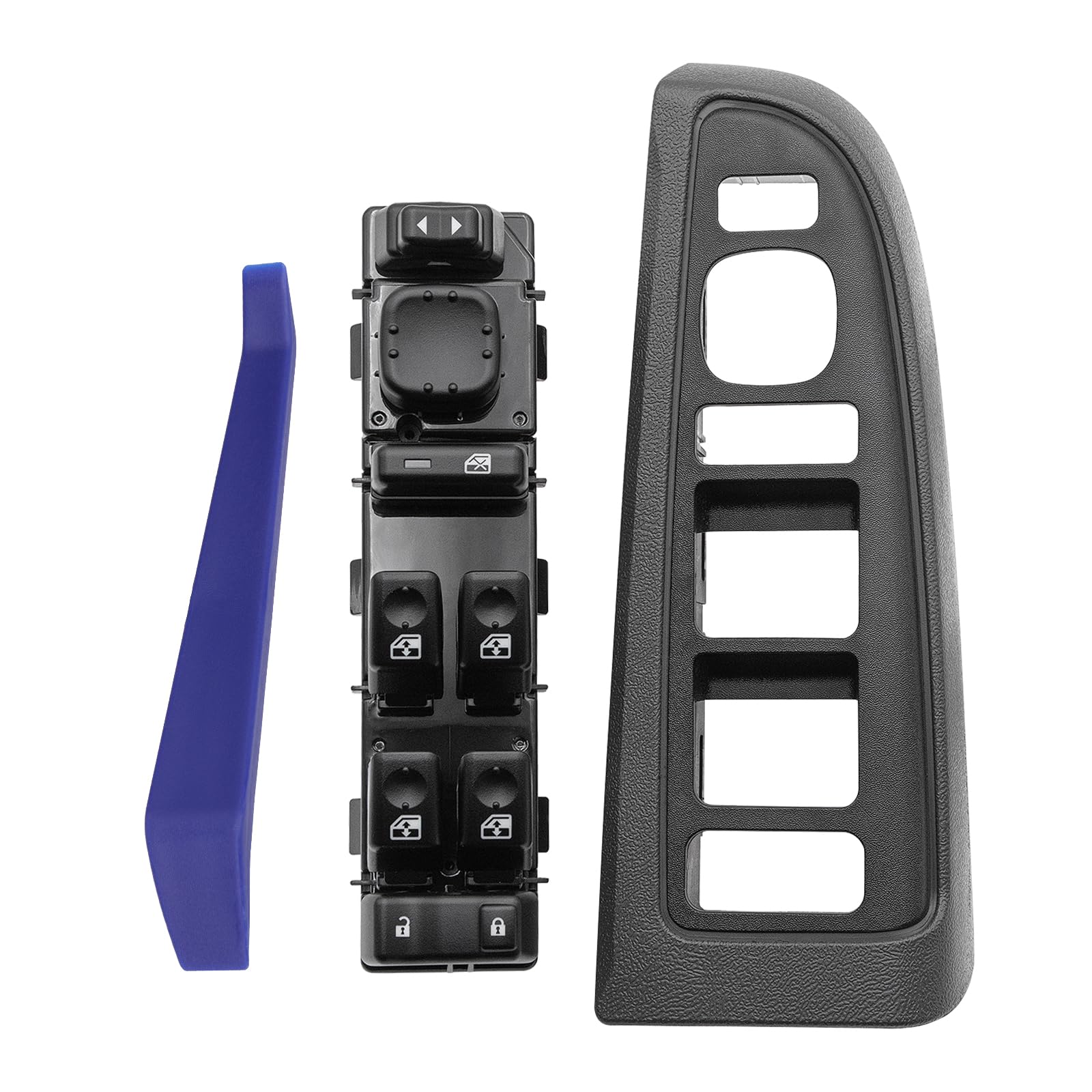 Photo 1 of ?AiYiGu Front Driver Side Master Power Window Switch & Bezel Fit for 2003-2007 Chevrolet Chevy Avalanche Silverado Tahoe, GMC Sierra Yukon, Cadillac Escalade, Replaces 15883323