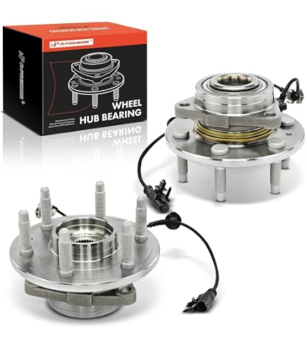 Ultimatecar Front Wheel Hub Bearing Pair – For 2007-2013 Chevy Silverado 1500, GMC Sierra, Tahoe