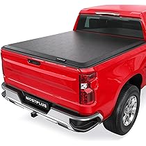 Soft Roll-Up Tonneau Cover For Chevy Silverado/GMC Sierra 1500 (2019-2025) 5.8 Ft Bed - Waterproof, No Drill