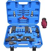 Camshaft Alignment Timing Tool Kit, Compatible with BMW N20 N26 Engine | with Flywheel Holder Tool &amp; Balance Shaft Tool &amp; Fuel Injector Install Removal Tool, with Gloves