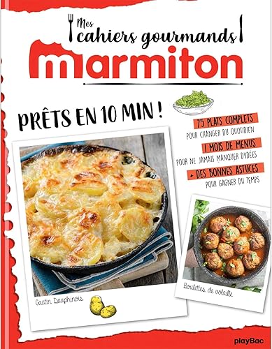 Download Marmiton Cahier gourmand Prêt en 10 minutes ! PDF