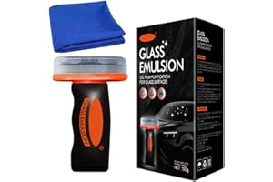Glass Emulsion Cleaner, Car Windshield Oil Film Remover, Automotive Handheld Oil Flmr Cream, Glass Decontamination Without Tr