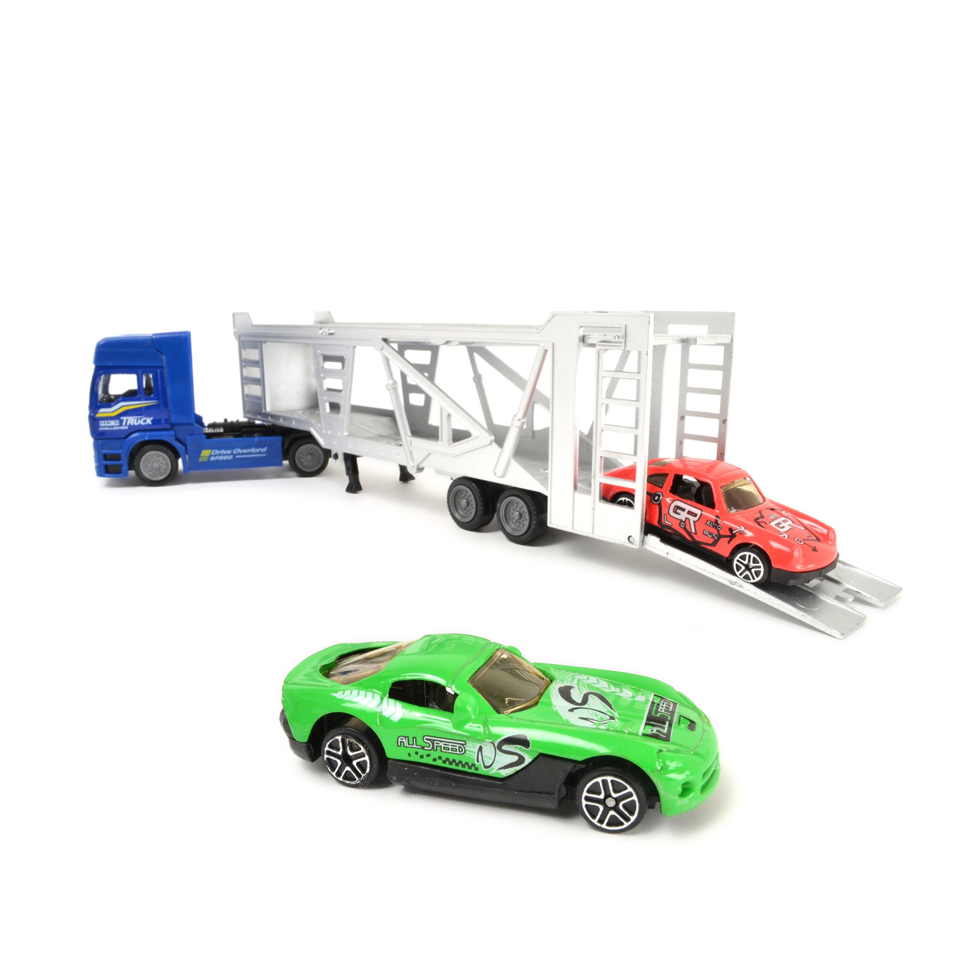 Wonderkids - 89712 - Transport Truck with 2 Cars - Random Model