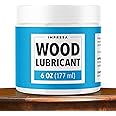 IMPRESA Wood Lubricant for Home DIY Projects - Multi-Purpose Semi Paste Wax for Wood - Drawer & Door Hinge Lubricant - Loosen Drawer Slide - Restore & Preserve Wooden Slide -Non Spray Lubricant - 6oz