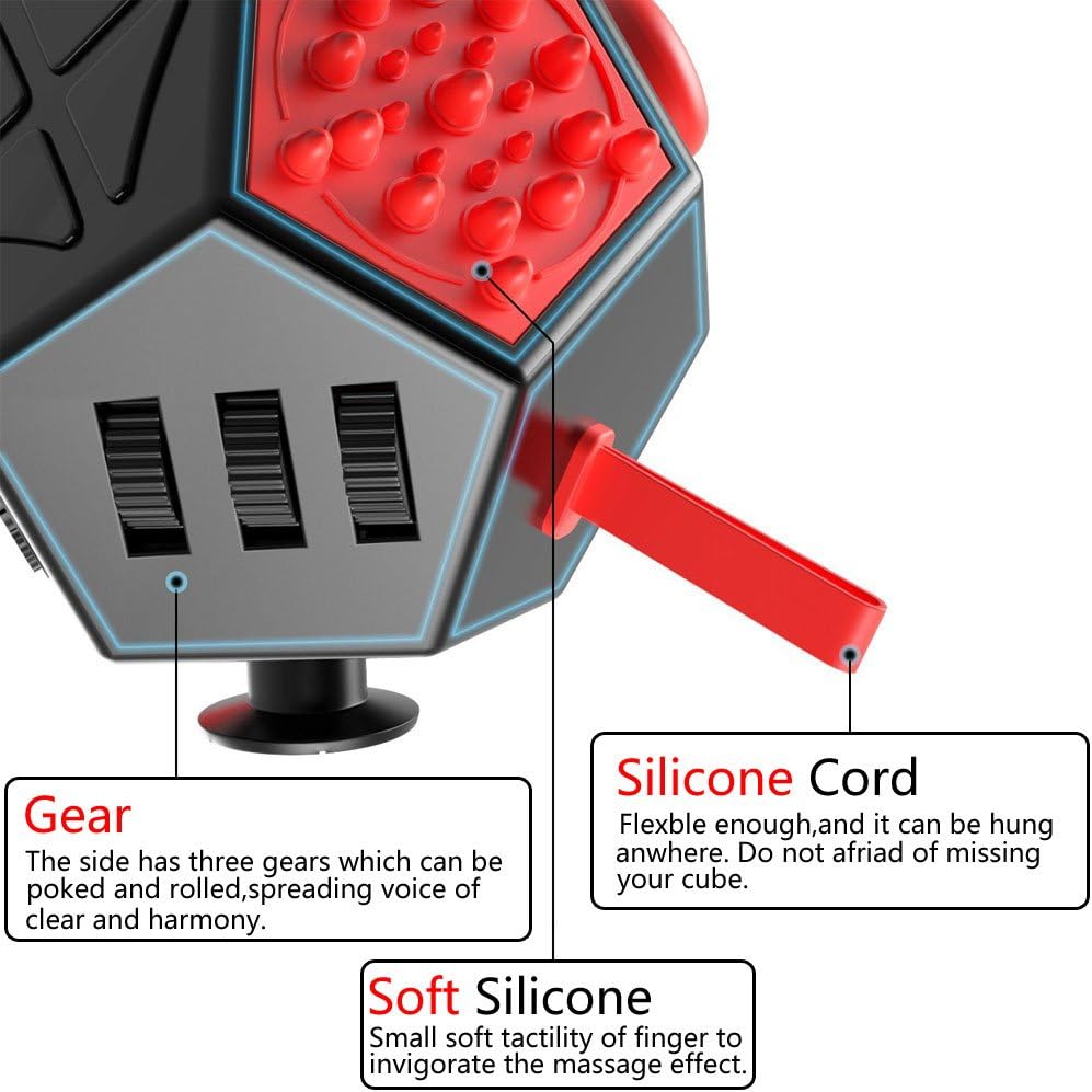 Uooe Fidget Cube Kids 12 Side Fidget Cube Fidget Toy Cube Relieves Stress And Anxiety Relax For Children And Adults With Adhd Add Ocd Autism White Novelty Gag Toys Fidget Toys Sostulsa Com