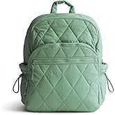 Vera Bradley Women's Featherweight Large Bancroft Backpack, Beryl Green, One Size