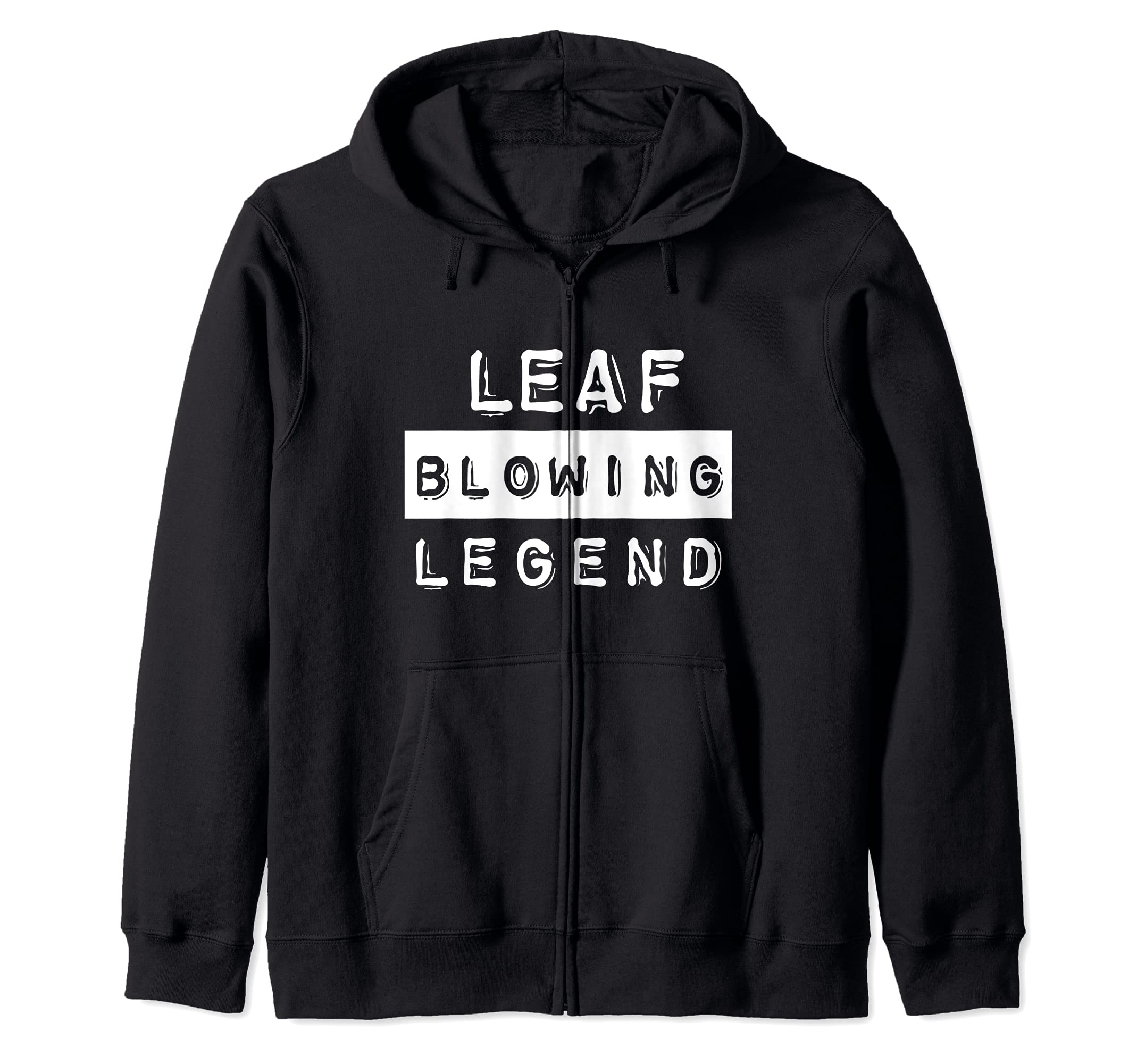 Landscaping Dad Yard Work Leaf Blowing Legend Mower Father Zip Hoodie