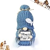 Cat Lover Gnome - Handmade Scandinavian Gnome Figurine - Home Decor for Cat Owners - Cute Pet-Themed Shelf & Mantel Decoration - Gift for Cat Lovers