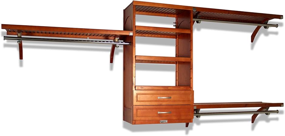 Woodcrest JLH-581 - Sistema de clóset, Acabado de clóset, Contemporáneo