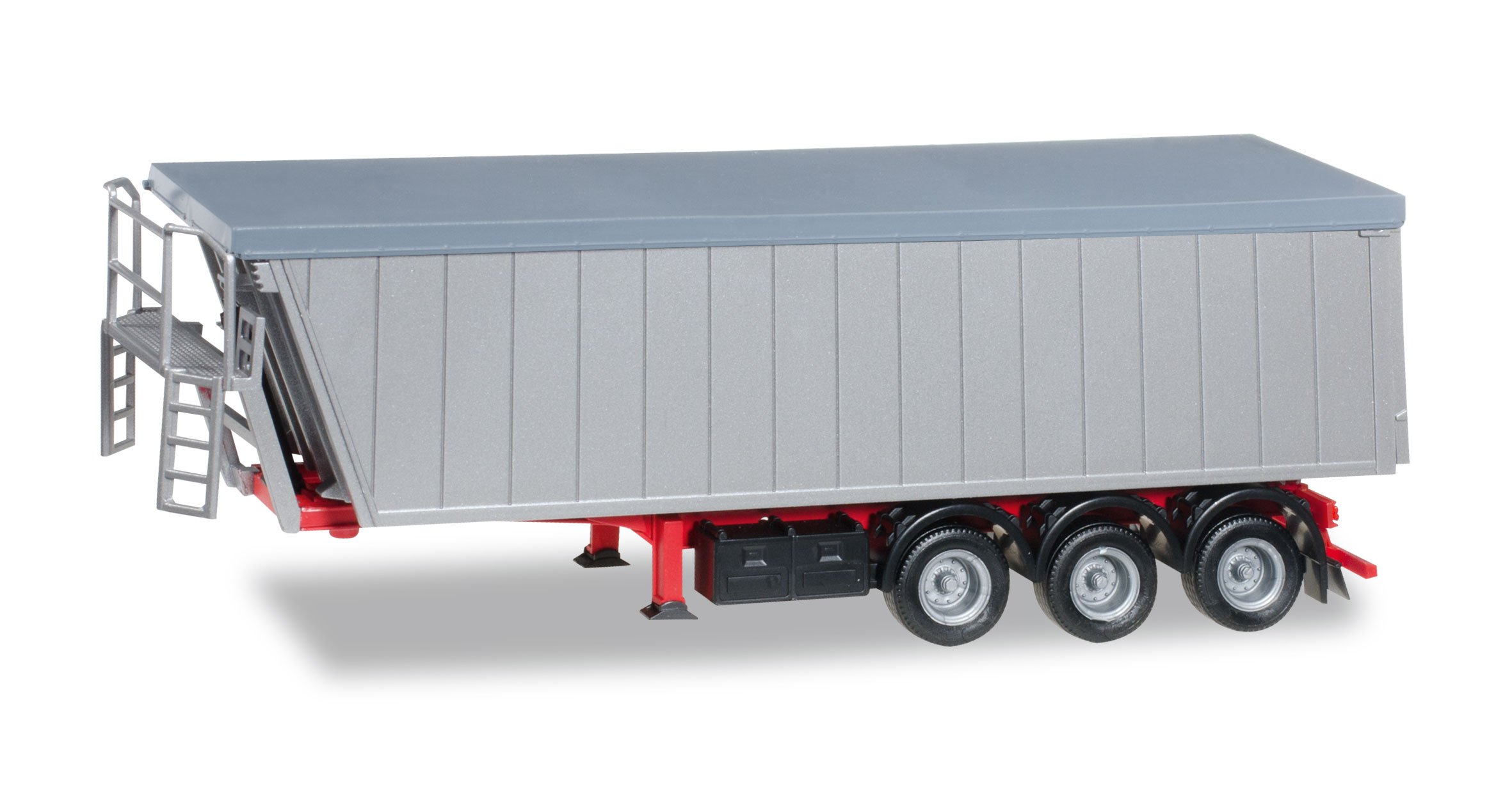 herpa 076555-002 076555-002-Kempf Stöffel Liner, Vehicles, Grey/red/Black