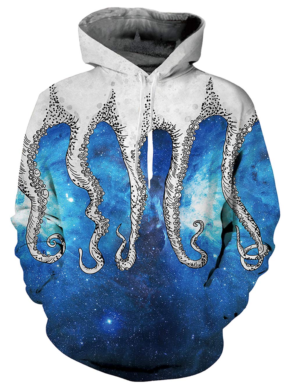 NEWISTAR Felpe con cappuccio unisex 3D Pullover uomo donna con stampe animali galaxy S