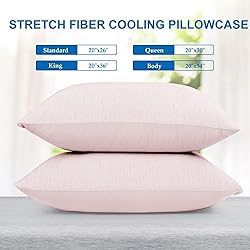 HOMFINE Cooling Pillowcases Standard Size - Double