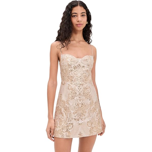 alice olivia tayla structured lantern mini dress ALICE + OLIVIA Tayla Structured Lanturn Mini Dress