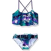 Kanu Surf Girls Cindy Flounce Bikini Beach Sport 2 Piece Swimsuit