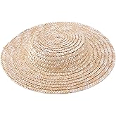 Lawliet Solid Color Straw Stripe Mini Top Hat Craft Supply Fascinator Base Boater Cap A224