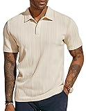 PJ PAUL JONES Mens Textured Knit Polo Shirts
