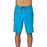 O'NEILL Men's 21 Inch Hyperfreak Divergent Boardshorts - Quick Dry Swim Trunks for Men with Fixed Waist and Quick Dry Fabric