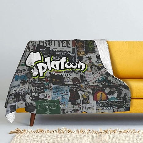 Amazon Co Jp 毛布 スプラトゥーン2 おしゃれ 人気 大判掛け毛布 軽量 柔らかく肌触り 暖かくて快適 抗菌防臭 冷房対策 秋冬 適用 オールシーズン 洗える 北欧風 厚手 ブランケット ホーム キッチン