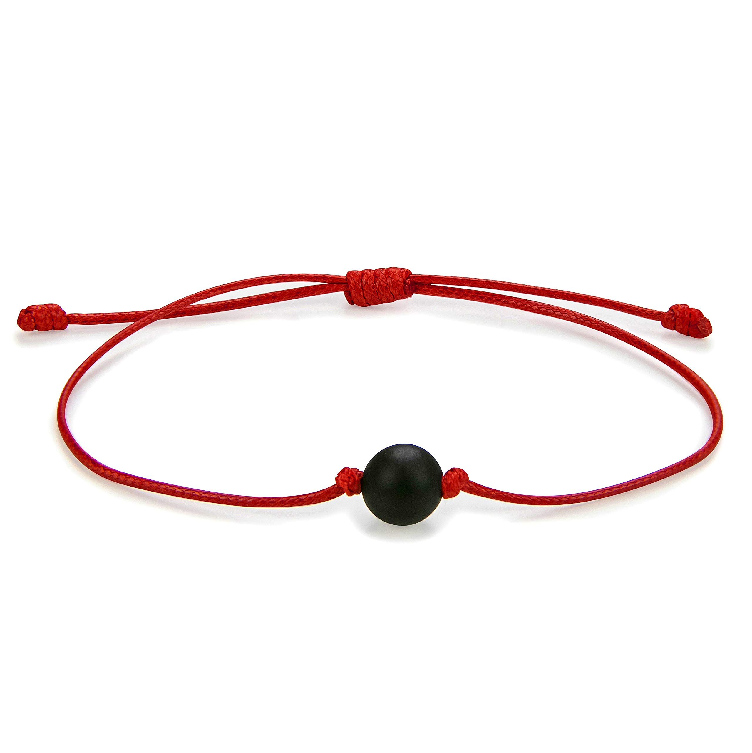 Amber Culture Amber Red String Bracelet - Friendship and Good Luck Charm Wrap from Natural Baltic Resin in a Gift Box