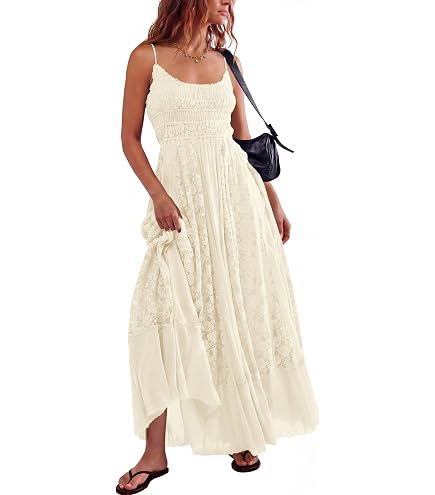 fp one ciella lace maxi dress Free People Womens Printed Midnight Combo SM (Women's 4-6) One Size at Amazon Women's Clothing store Child  Size:child-8 Sleeveless with delicate thin JUSTIN-0607-20251# Romantic Ivory Off-the-Shoulder Lace