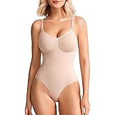 BRABIC Tummy Control Shapewear for Women Seamless Shapewear Bodysuit Body Shaper Waist Trainer Body Suit