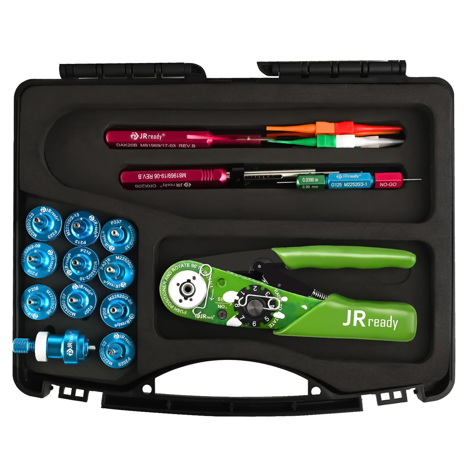 JRready ST2161-1 Crimp Tool Kit NEW-AS2G Crimper