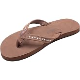 Rainbow Sandals Kid's Single Layer Premier Leather w/Narrow Crystal Strap