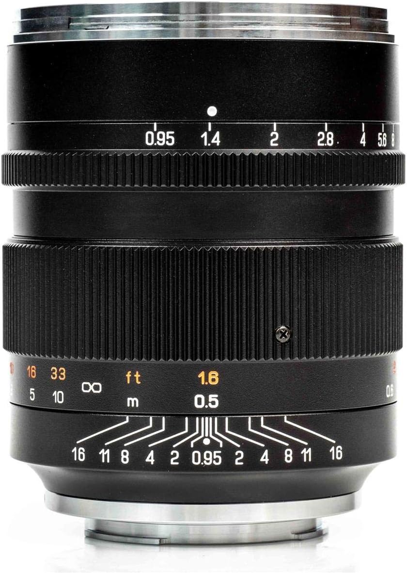 Zhongyi Mitakon Speedmaster 50mm f/0 95 Mark III Lens for Canon RF Mirrorless Cameras Black