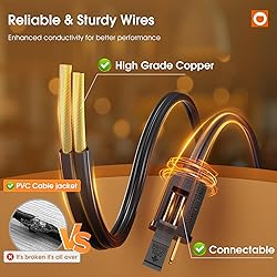 addlon 25FT LED Outdoor String Lights with Edison