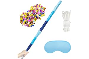 PCFING 30 Inch Piñata Stick Kit Blue Very Sturdy Will Not Break, Suitable for Boys Girls Adults Can Have Fun at Any Party