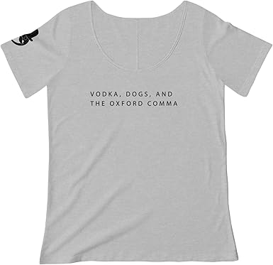 Vodka Dogs Oxford Comma Funny Grammar English Teacher Scoop T