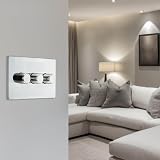 BG Electrical Intelligent Triple Wall Dimmer Switch 2 Way Polished Chrome 200W view 7