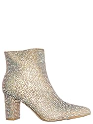 Forever Women Rhinestone Block Chunky Heel Ankle