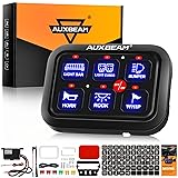 Auxbeam 6 Gang Switch Panel BC60, Universal Circuit