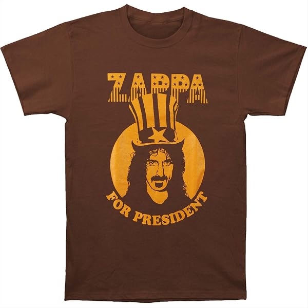Frank Zappa - - Les Hommes Zappa T-Shirt in Coal, X-Large, Charbon