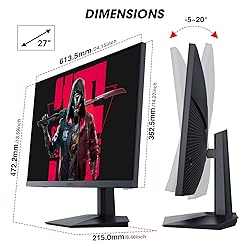 KOORUI GN02 27-inch 240Hz Gaming Monitor, 1ms FHD