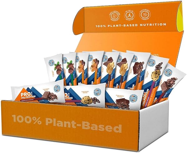 PROBAR – PROTEIN BAR, VARIETY PACK, NON-GMO, GLUTEN-FREE, HEALTHY, PLANT-BASED, WHOLE-FOOD INGREDIENTS, NATURAL ENERGY (12 COUNT) – FLAVORS MAY VARY