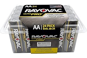 Rayovac Batteries ALAA-24F Ultra Pro AA Alkaline Batteries, AA (Pack of 24)