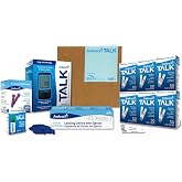 Embrace Diabetes Testing Kit Includes Embrace Talk Blood Glucose Meter 300 Blood Test Strips 1 Control Solution 1 Lancing Device 300 30g Lancets and Carrying Case