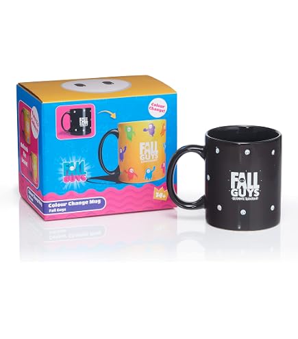 Fall Guys Colour Change Mug 6個セット Amazon.com: WOW! STUFF Fall