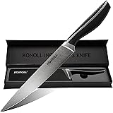 KONOLL Carving Knife 8 Inch Slicing Razor Sharp Sashimi Knife, Kitchen Knife High Carbon German Stainless Steel