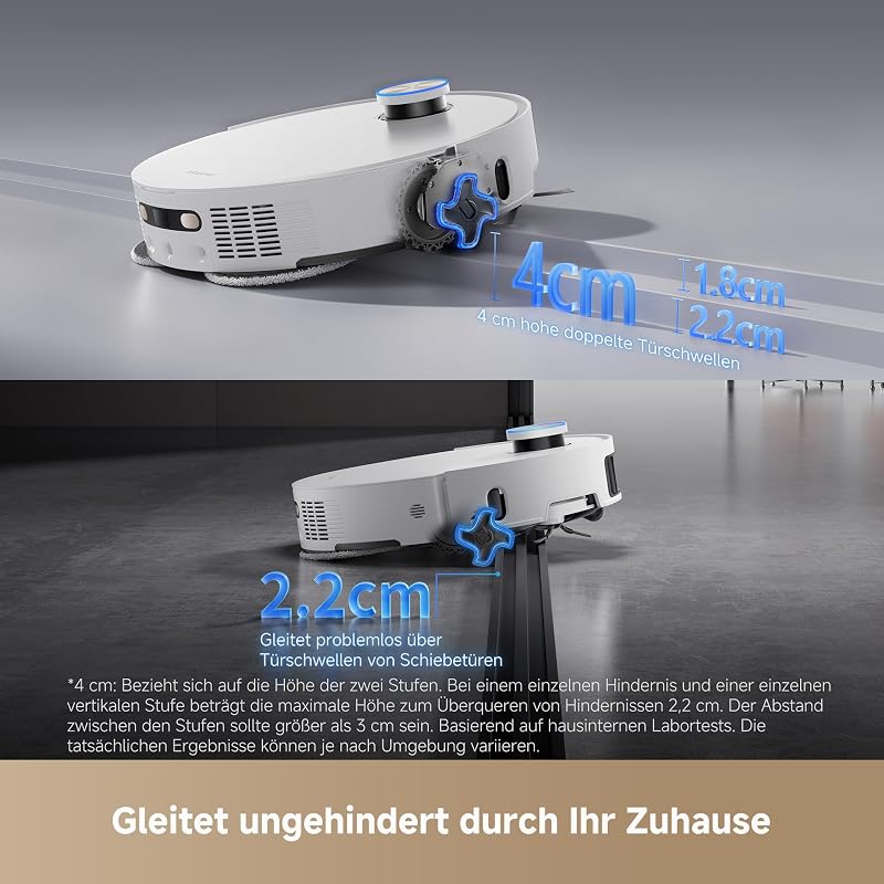 L50 Pro Ultra Saugroboter mit 8,95 cm Höhe, DuoBrush, 19.500 Pa