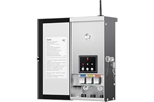 DEWENWILS 300W Wi-Fi Low Voltage Landscape Transformer with 3 Zones, 2.4GHz Smart Low Voltage Transformer, 120V AC to 12V/14V AC, Landscape Lighting Transformer for Outdoor Lights, LED Lights