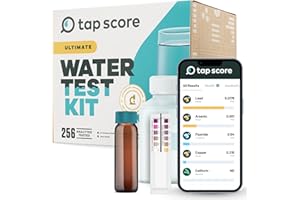 TAP SCORE Ultimate Home Water Test Kit for Drinking Water | Tests for 250+ Parameters Like Lead, Bacteria, and VOCs | EPA Certified Well or Tap Water Test