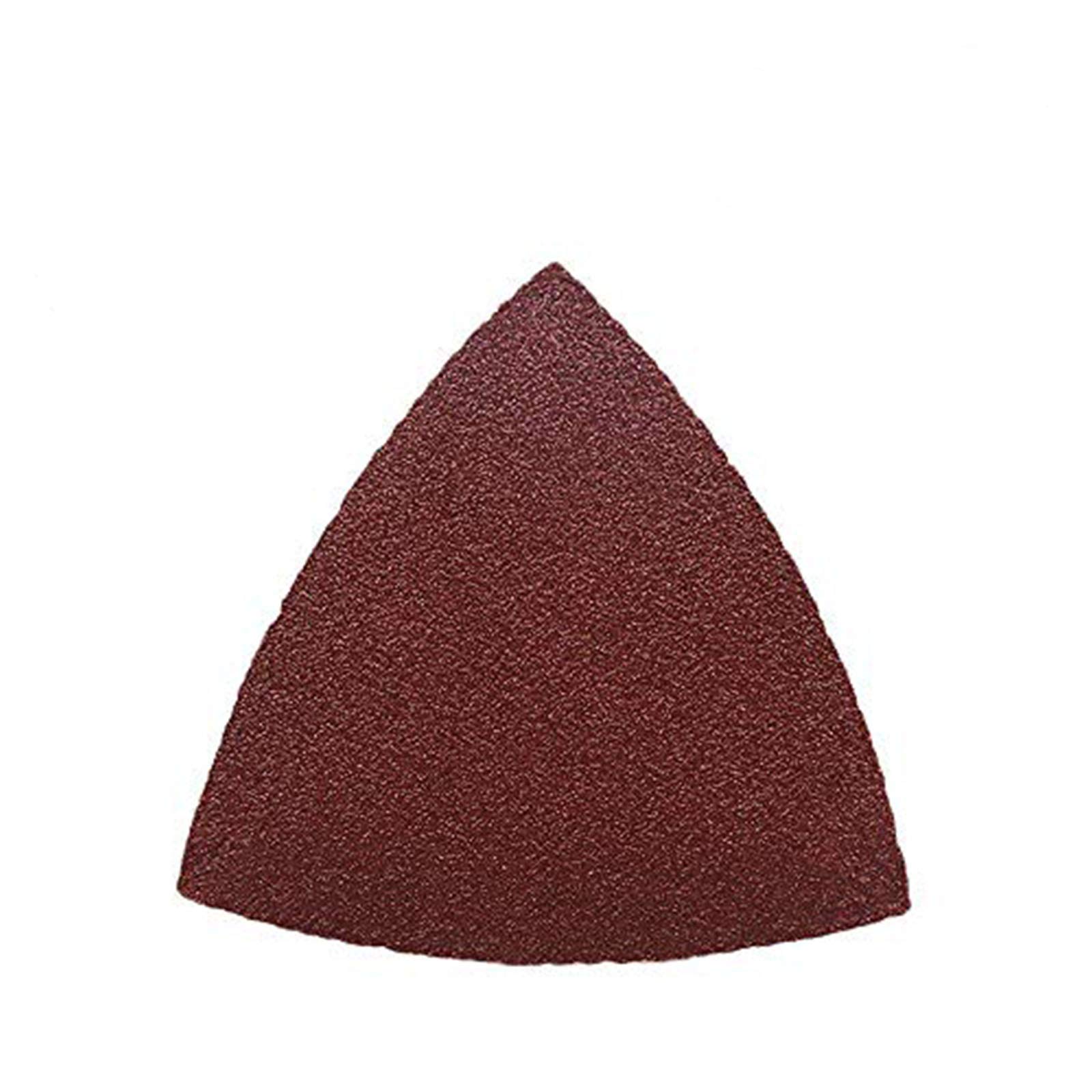 OxoxO 80mm Triangular Sanding Pad Abrasive Sandpaper NO Hole 80 Grits Aluminum Oxide Hook & Loop Sanding Sheets (60-Pack) — image 1